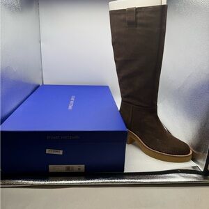 Stuart Weitzman Dark Brown Suede Boots